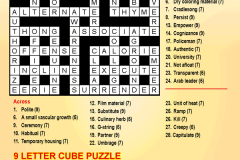 Puzzle Solutions 2020