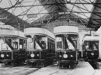Johnstown Tram Depot 1903