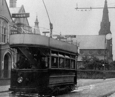Tram 08 at Regent Street Wrexham 1905