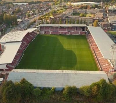Racecourse Ground from above