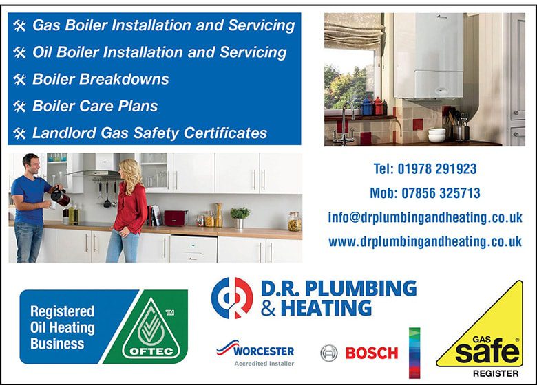 DR Plumbing & Heating advert