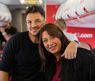 Peter Andre and Lindsey Barber