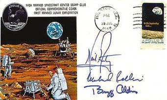 Apollo autograph card