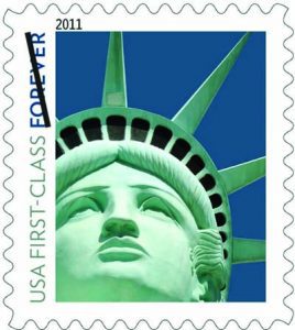 Statue of liberty stamp