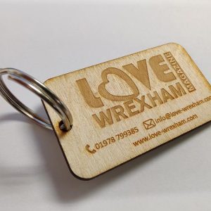 Love Wrexham Keyring