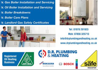 D.R. Plumbing & Heating Advert
