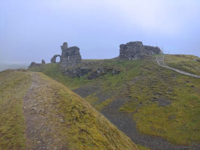 4. The ruins at the top of Dinas Bran