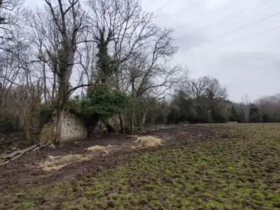 10. Turn left through the gap after the wall