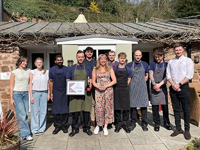The team at the Boat at Erbistock