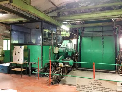 In the engine house at Bersham Colliery - image courtesy of Wikimedia Commons