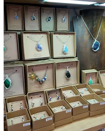 A close-up of Sophie Nina Jewellery