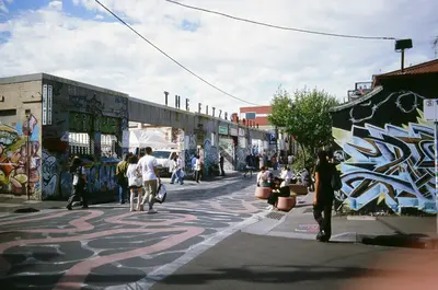 colourful inner-city community space - Bringing Fresh Colour to Community Spaces