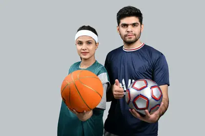 man and woman holding a basketball and a football - Three Reasons Why You Might Want To Give Sporting