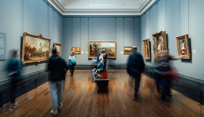 Interior of attractive art gallery - How to Bring More Art into Your Life