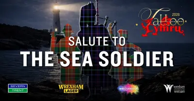 Advert for the Tattoo Cymru presentation of 'A Salute to the Sea Soldier' - Tattoo Cymru Returns to William Aston Hall This September