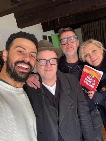 Andrew and team Minera-Studios - Wrexham AFC Satire Trilogy Completes as Screen Adaptation Begins