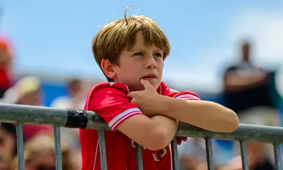 Wrexham fan at one of their summer tour games - image by Christian Coletti - Wayne's World: The Season Starts Now