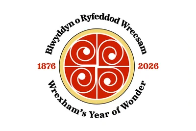 Wrexham’s Year of Wonder 1876 to 2026 logo, Blwyddyn o Ryfeddod Wrecsam – Year of Wonder Dog Walks: Autumn Walks Near Wrexham