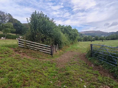 Walk to the left of the upwards-sloping fence – Walk of the Month: The Horseshoe Falls North Circular